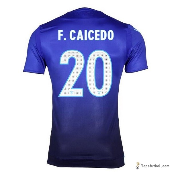 Camiseta Lazio Replica Tercera Ropa F.Caicedo 2017/18